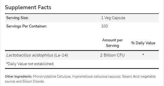 Acidophilus dve milijardi - 100 kapsul