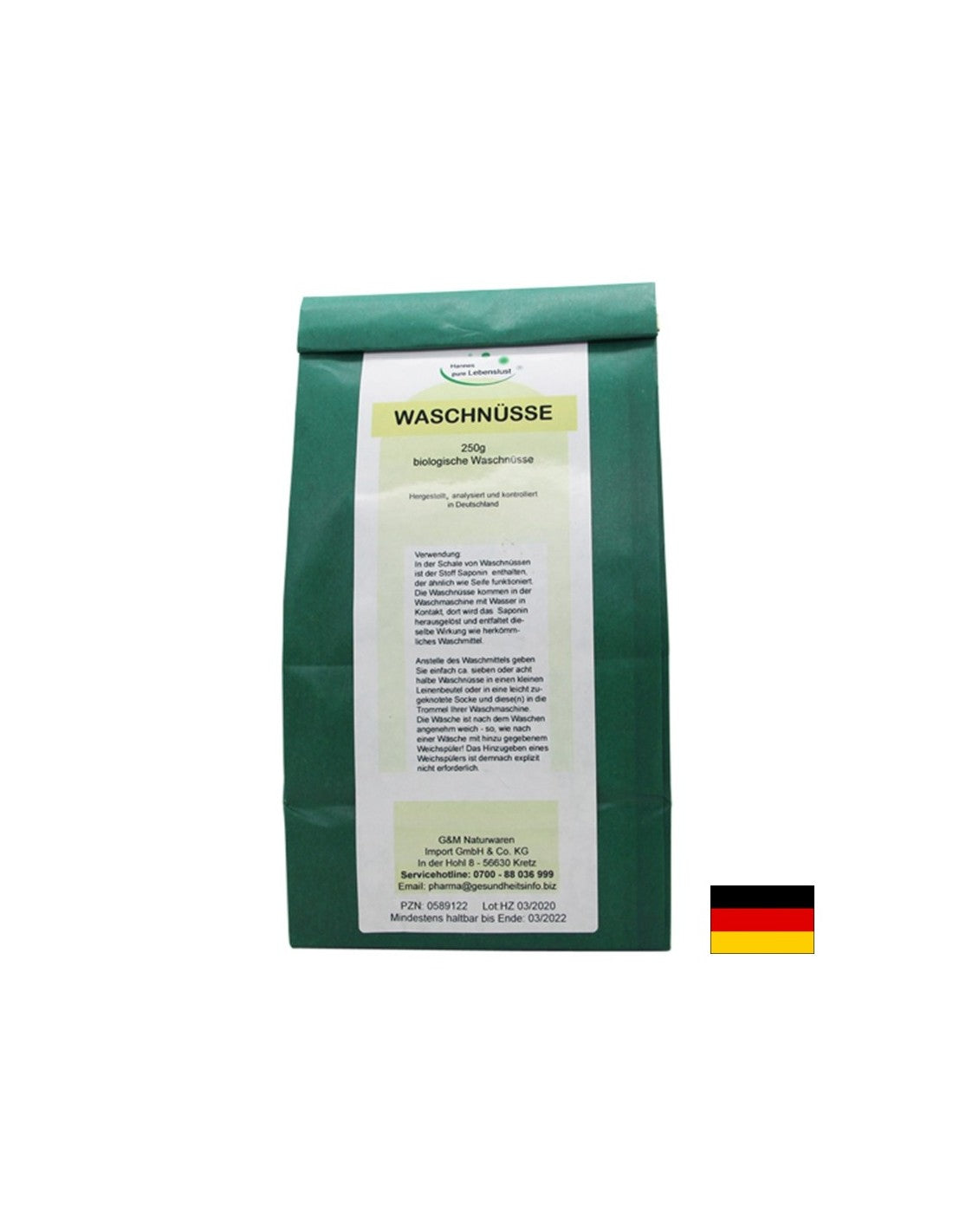 Washnusse - Organic soap nuts, 250 g El Compra - Nutra Best Europe