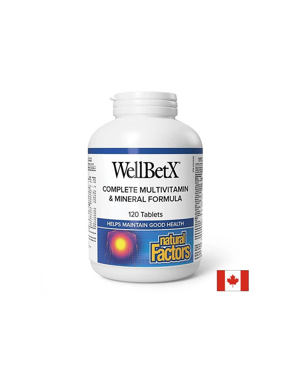 WellBetX® Complete Diabetic/ Multivitamini za diabetike x 120 tablet <tc>Natural Factors</tc>