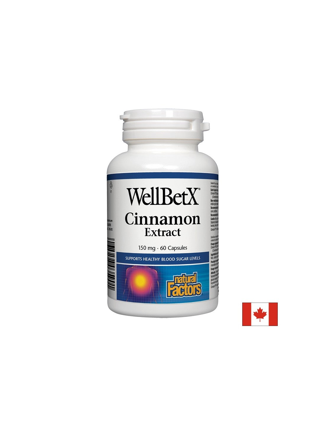 WellBetx® cimetov ekstrakt 150 mg - 60 kapsul