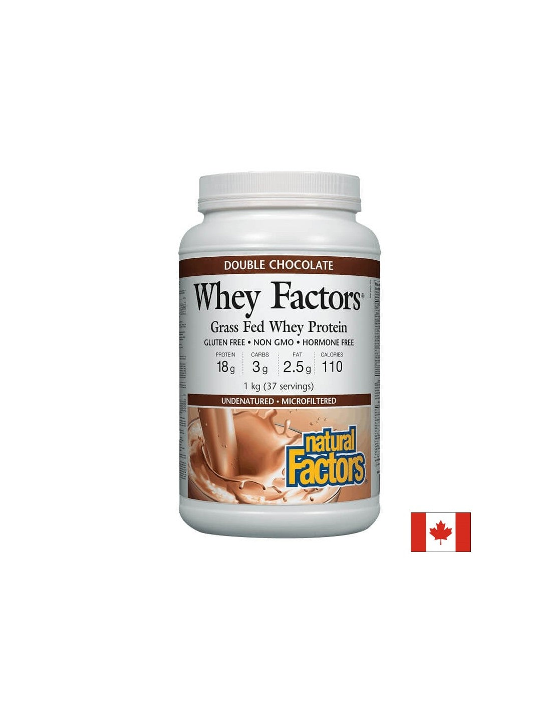 Whey Factors® Grass Fed Whey Protein | Čokolada - 1000 gramov