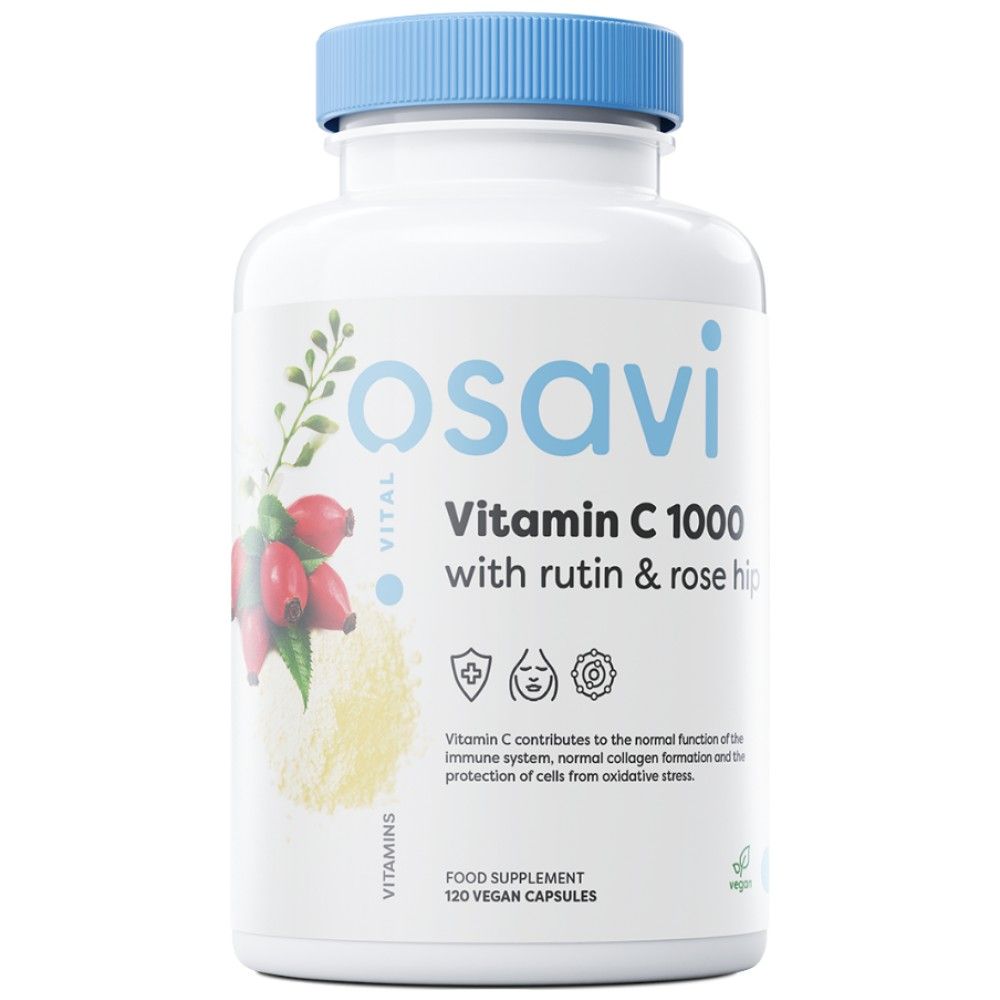 Vitamin C 1000 | z rutin & rose hip - 120 kapsul