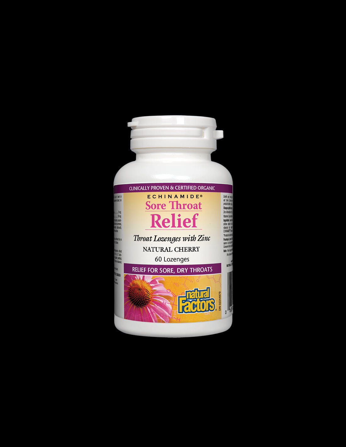 Vneto grlo olajšanje 60 mg - 60 tablet