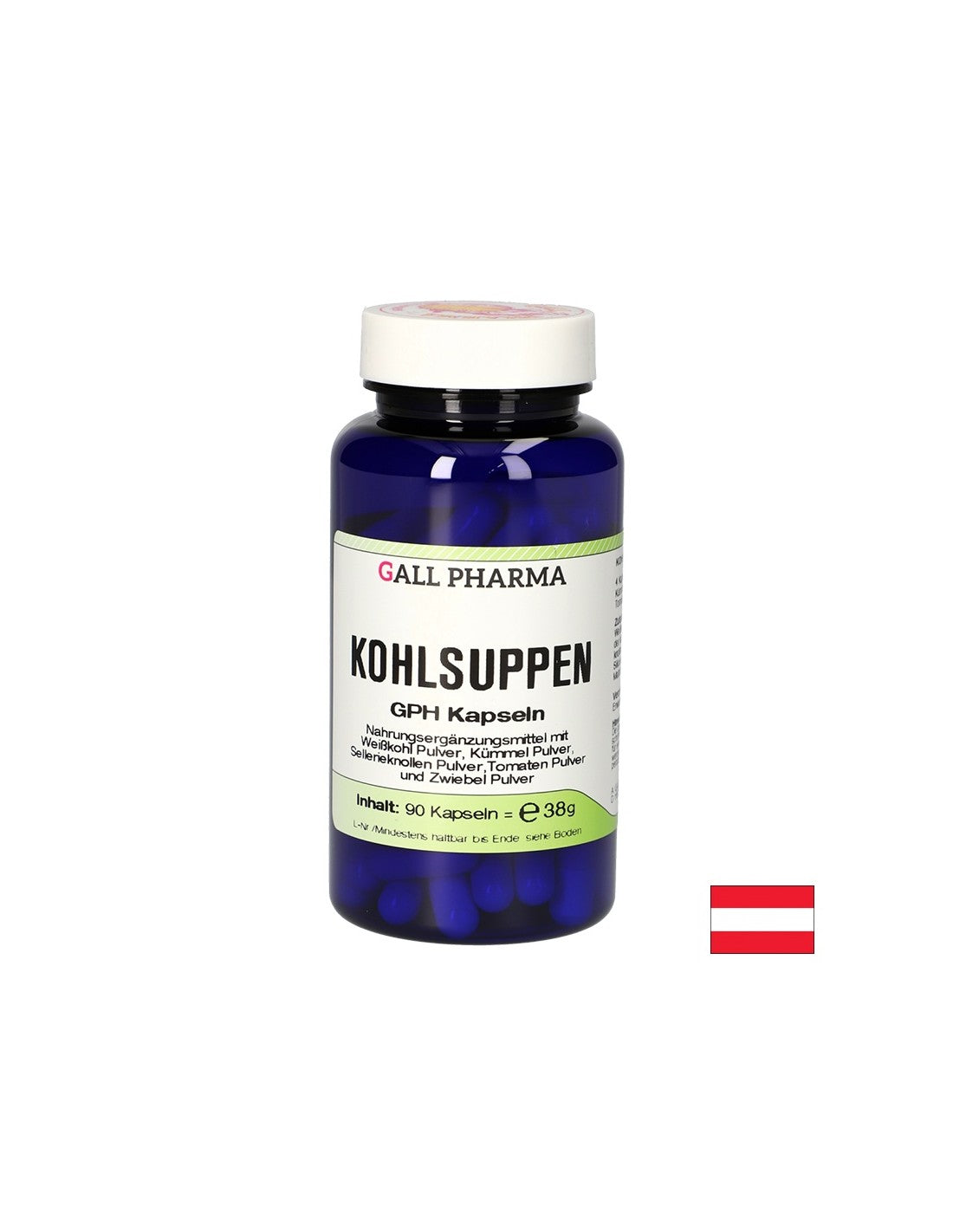 Zdrava izguba teže - zeljna juha, 90 kapsul