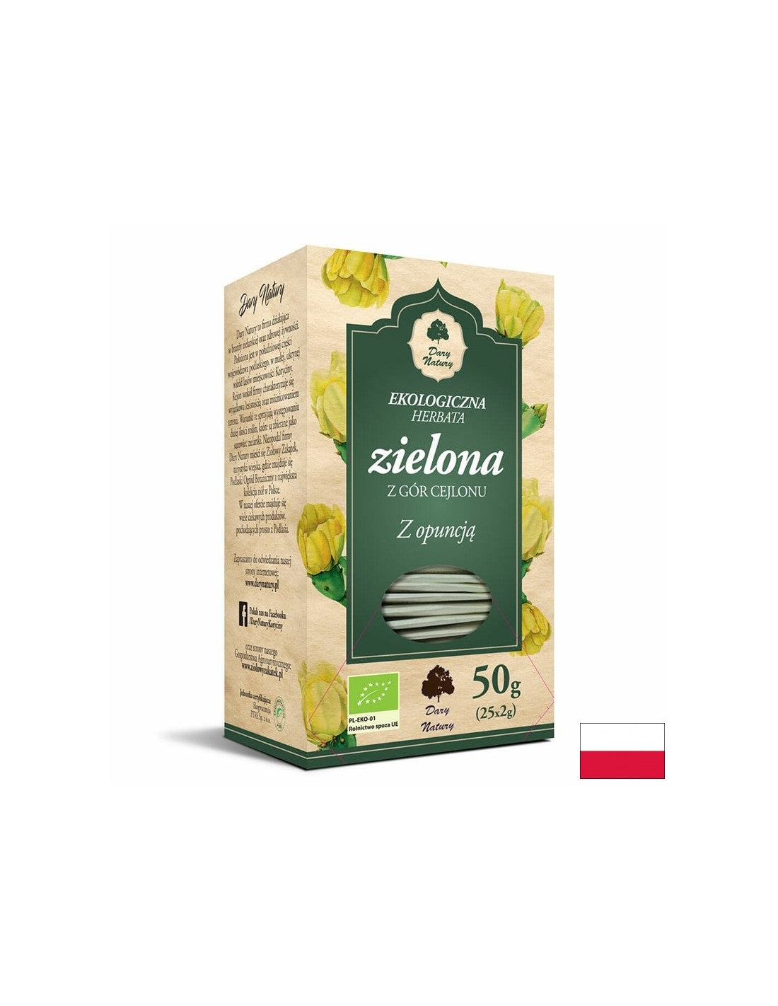 Zeleni čaj z napirnimi hruški, 25 filtrirnih vrečk