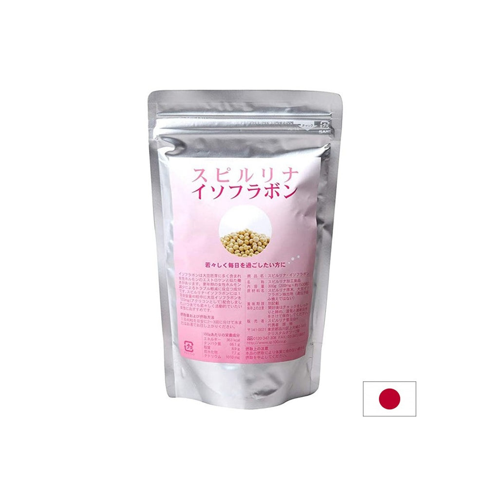 Japonska Spirulina + Isoflavones - Podpora za zdravje žensk in hormonsko ravnovesje, 1500 tablet