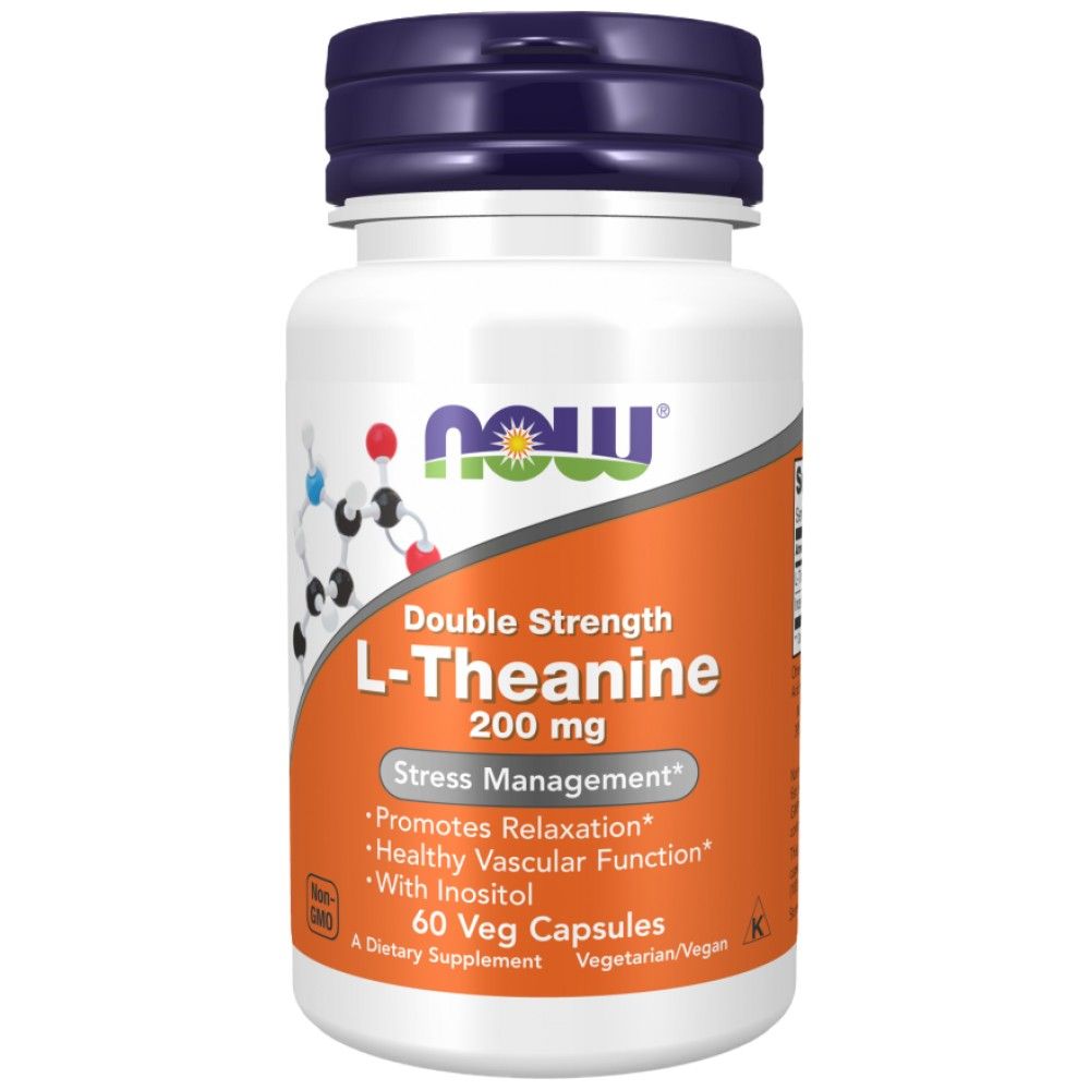 L -teanin 200 mg / dvojna trdnost - 120 kapsul