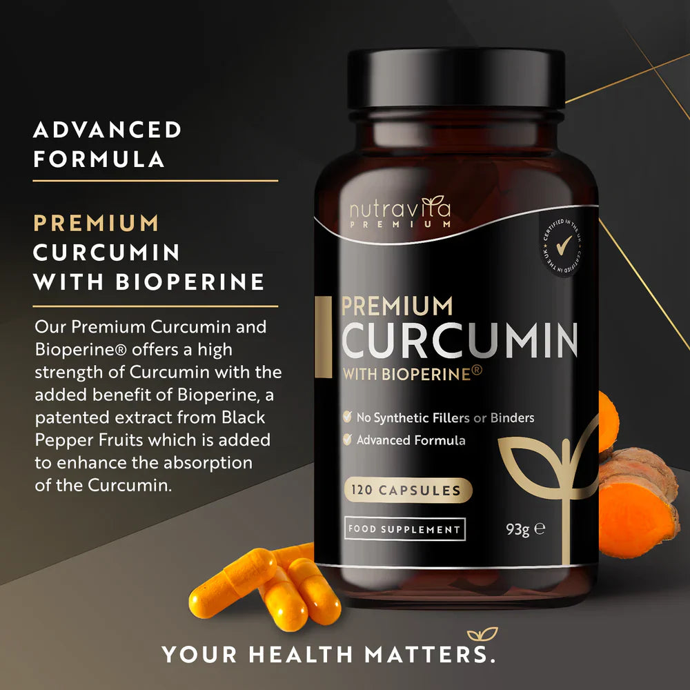 Premium kurkumin 95% kurkuminoidi z bioperinom® - 120 kapsul