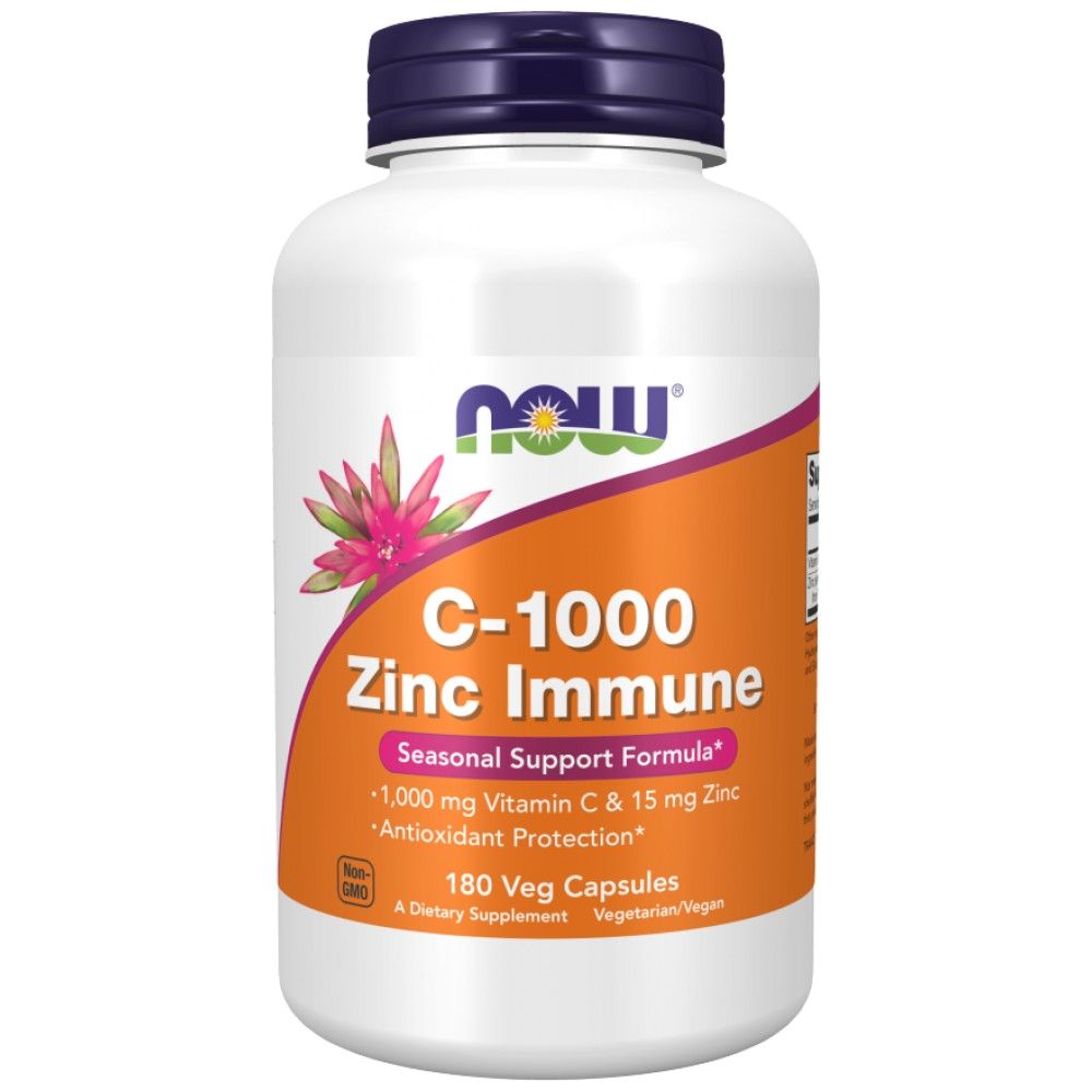 C-1000 cinkove imunske | Vitamin C + cink bisglicinat - 180 kapsul