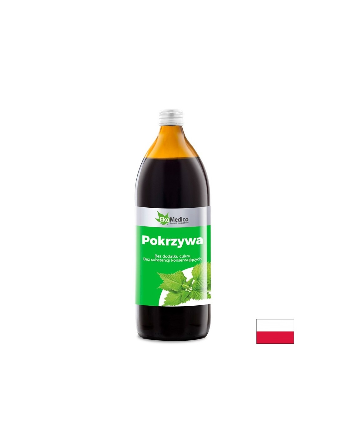 Koprive sok z diuretičnim in anti-senamijskim učinkom, 1 liter, 20 ali 40 odmerkov