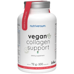 Vegan Collagen Support / with Hyaluronic Acid and Amino Acids - 100 capsules - Nutra Best Europe