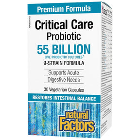 Critical Care Probiotic 55 Billion Active Cells, 9 Strain Formula - 30 capsules - Nutra Best Europe