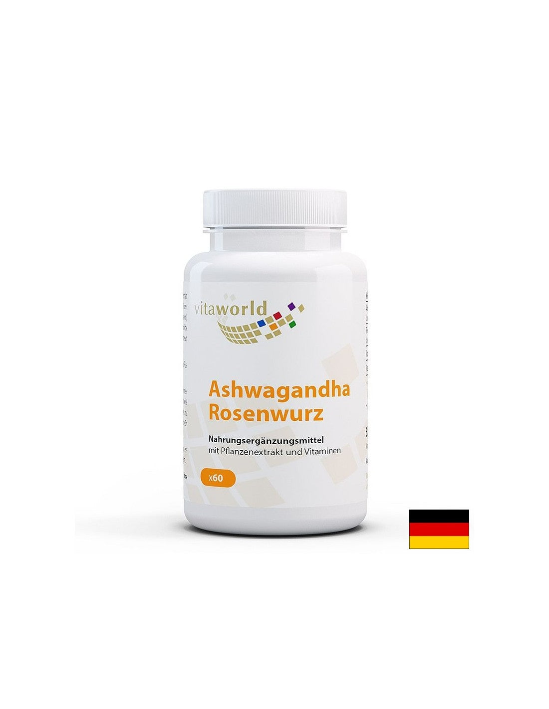 Depresija in tesnoba - Ashwagandha + Zlata korenina in vitamin B1 in B5, 60 kapsul