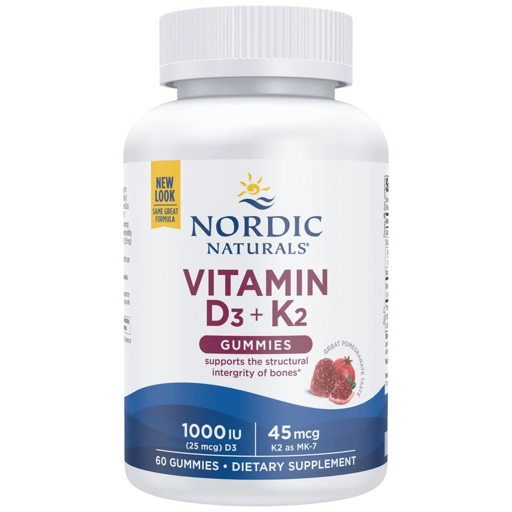 Vitamin D3 1000 IU + K2 45 mcg | Gumies - 60 gumij