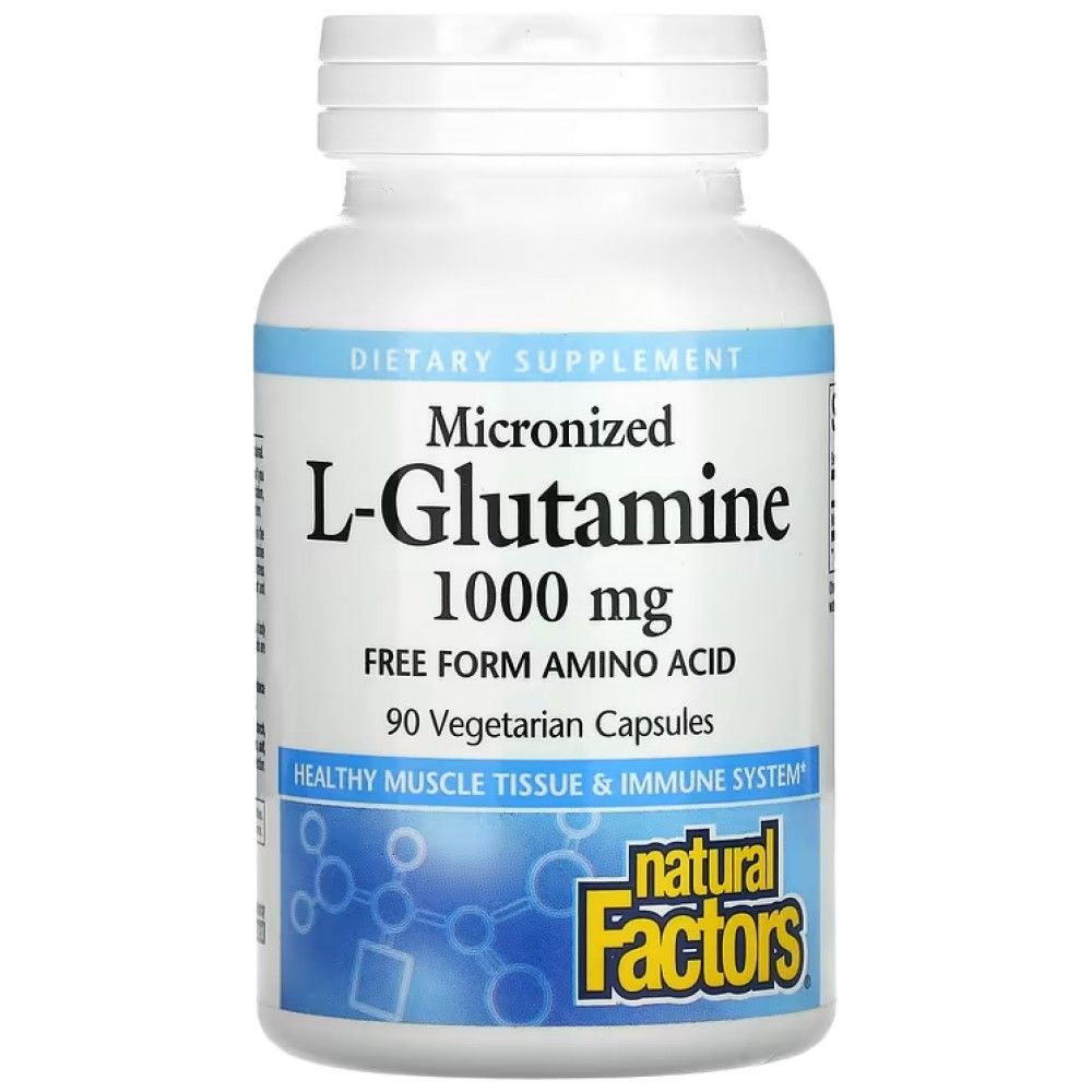 L-glutamin 1000 mg | Mikronizirano - 90 kapsul