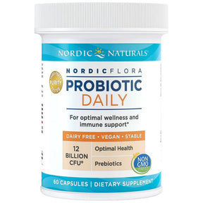 Nordic Flora Probiotic Daily | 12 Billion Active Cells - 60 capsules - Nutra Best Europe