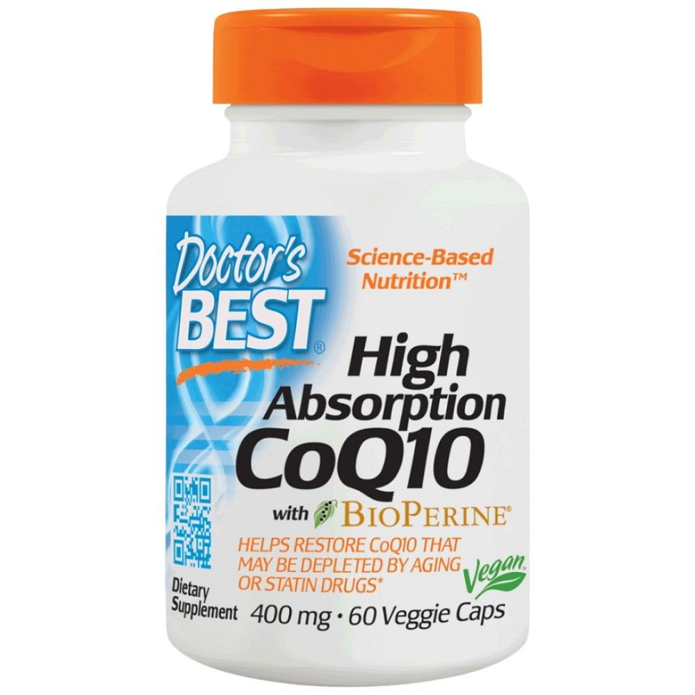 Najboljši CoQ10 z bioperinom 400 mg - 60 kapsul