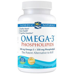 Omega-3 Phospholipids - 60 Gel capsules - Nutra Best Europe
