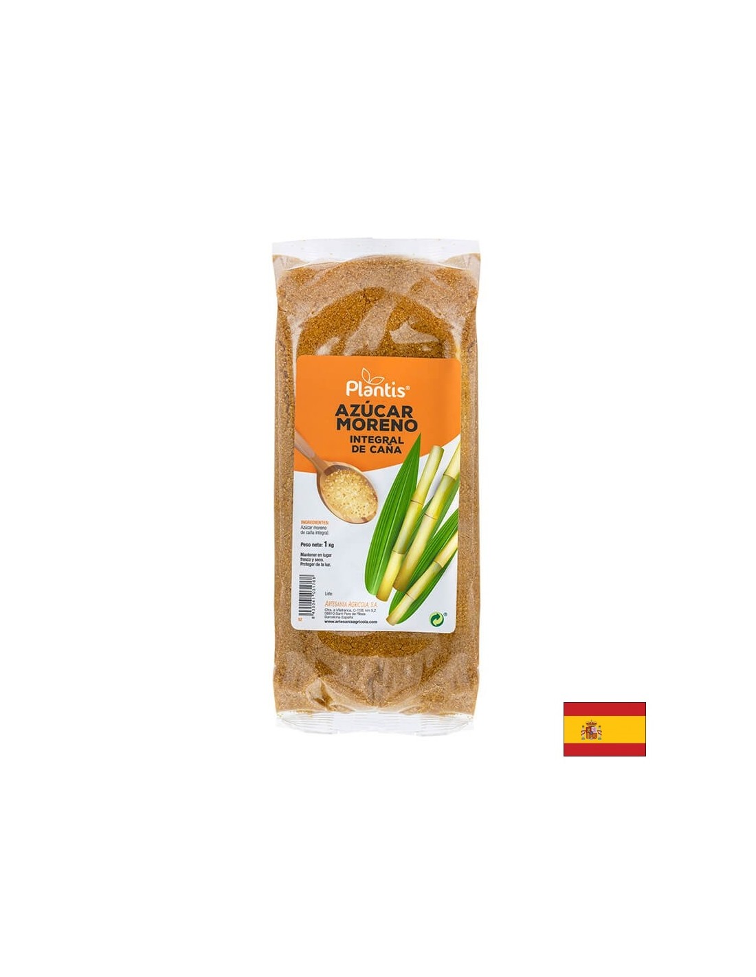 Rjavi trsni sladkor (iz celih stebel) - plantis, 1 kg