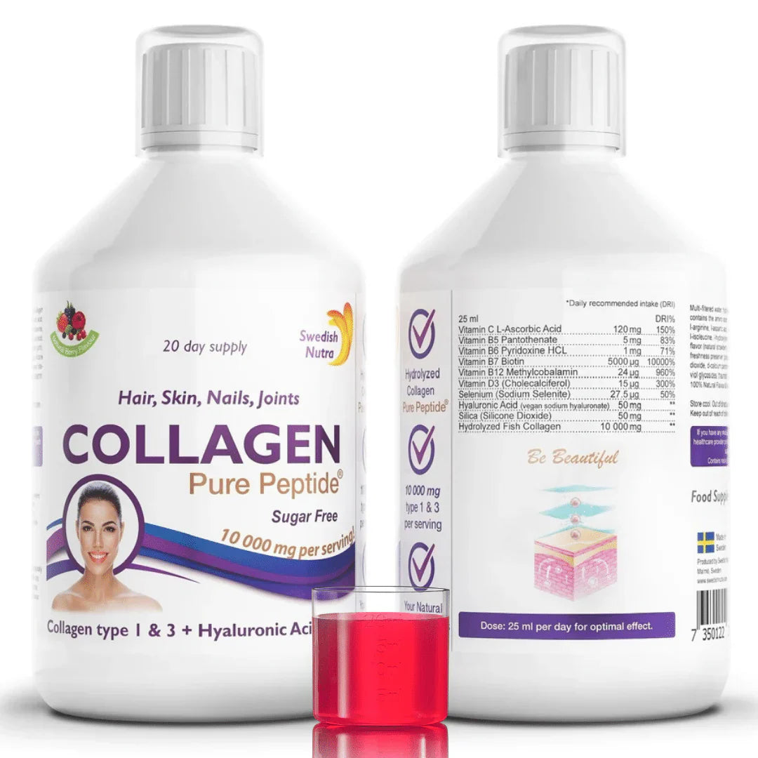 Goveji kolagen 10.000 mg s hialuronsko kislino 50 mg - 500 ml