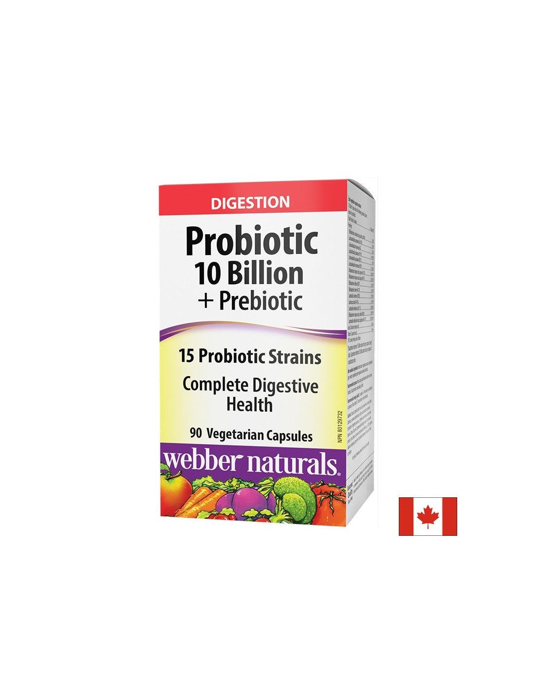 Probiotik 10 milijard aktivnih probiotikov, 15 sev formule + prebiotiki, 90 kapsul