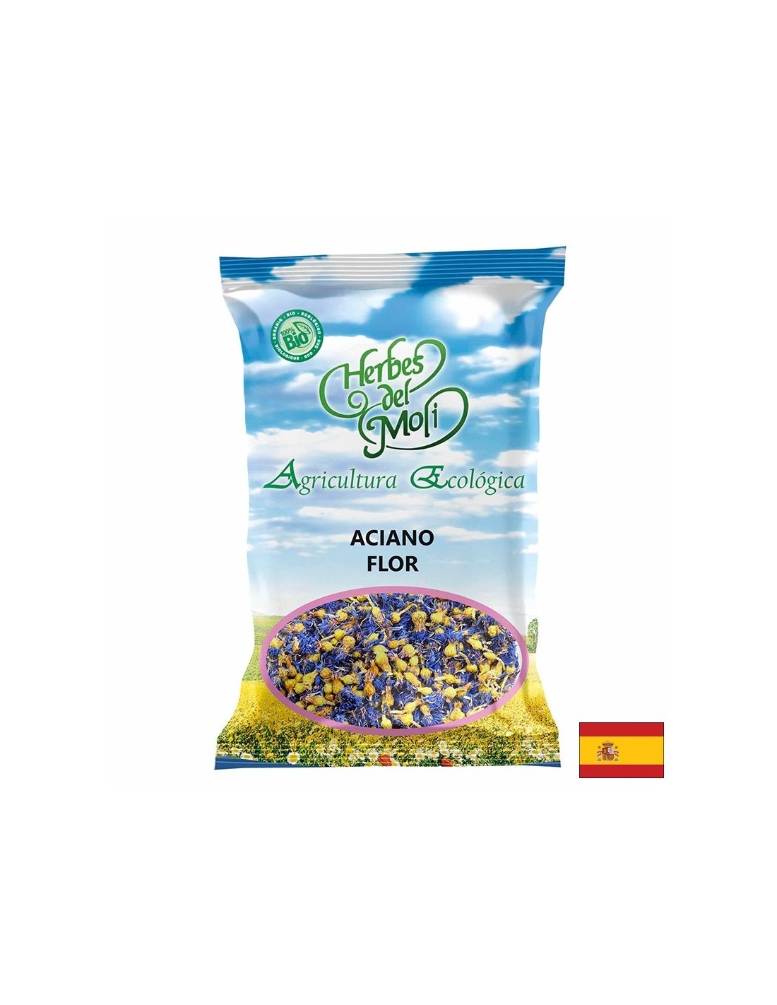 Modra koruza (barva), bio, 10 g