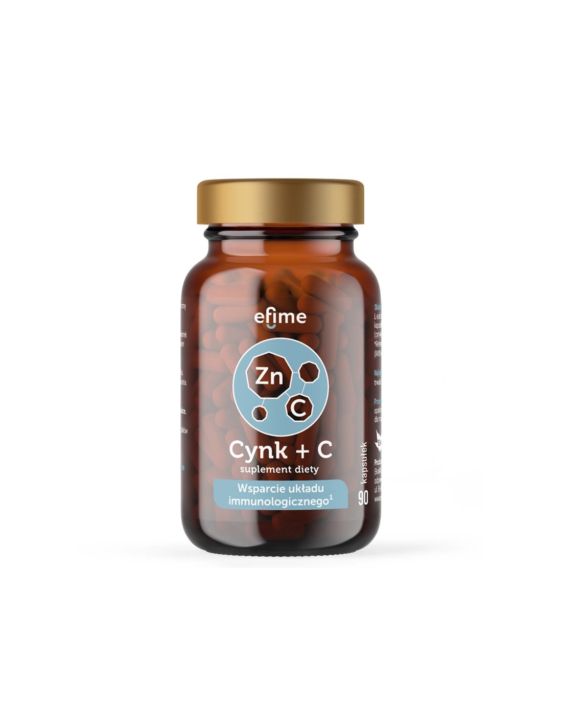Imunost - cink 10 mg + vitamin C 300 mg efime x 90 kapsul