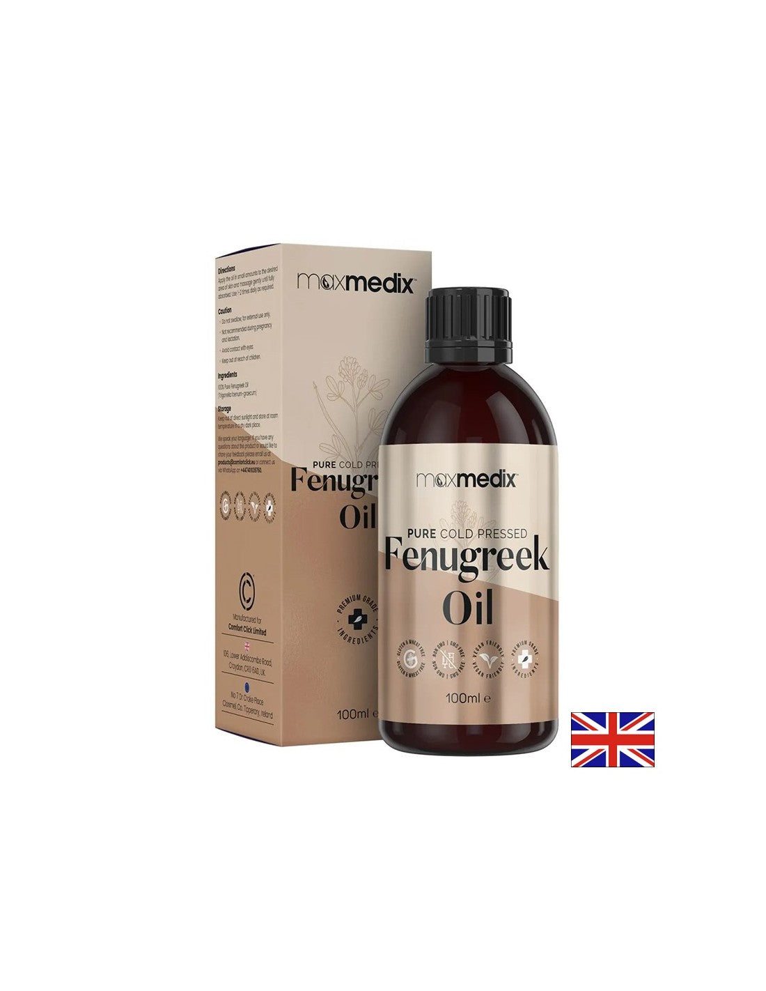 100% naravno hladno stisnjeno olje (semena), 100 ml