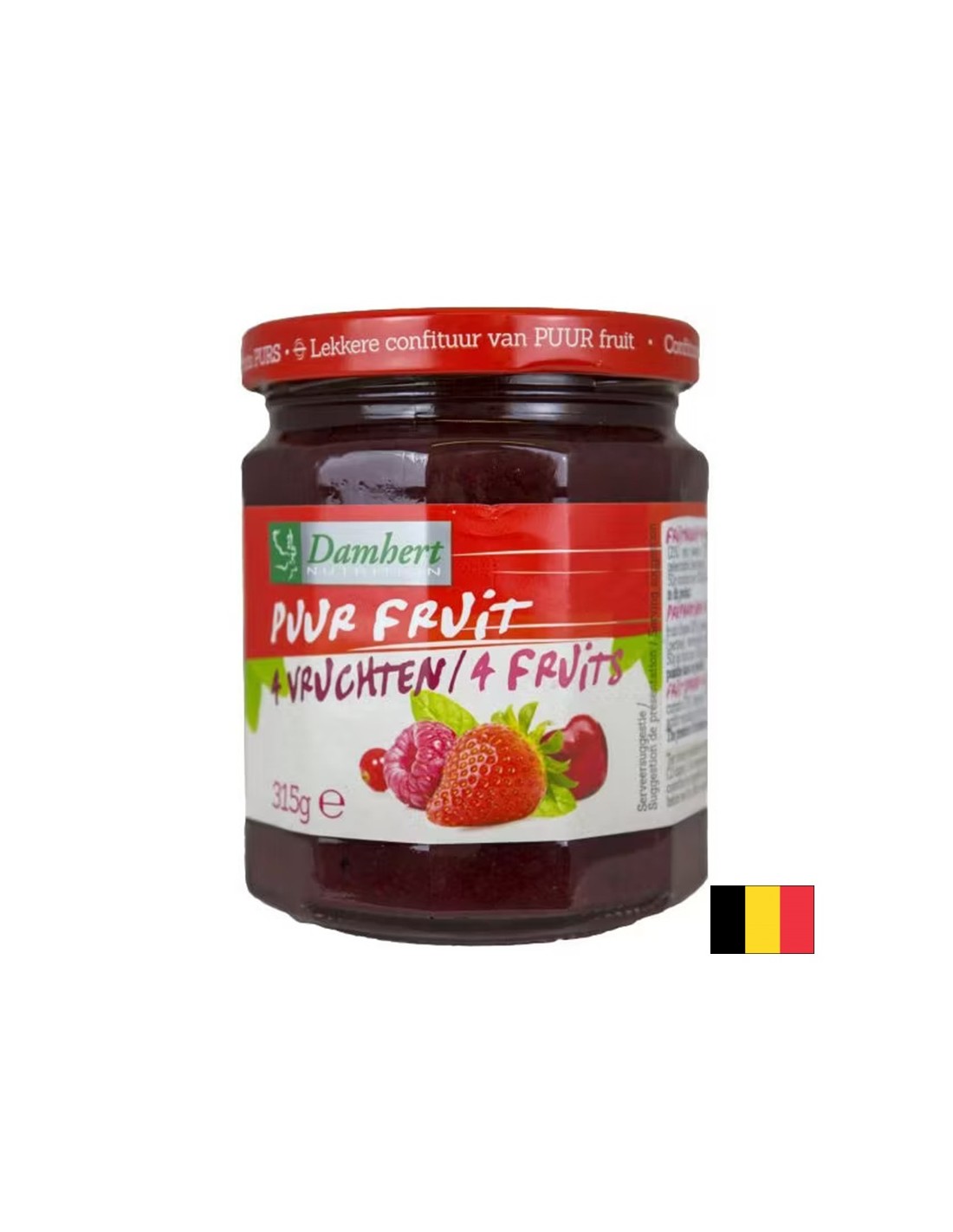 100% sadna marmelada (brez sladkorja), 315 g