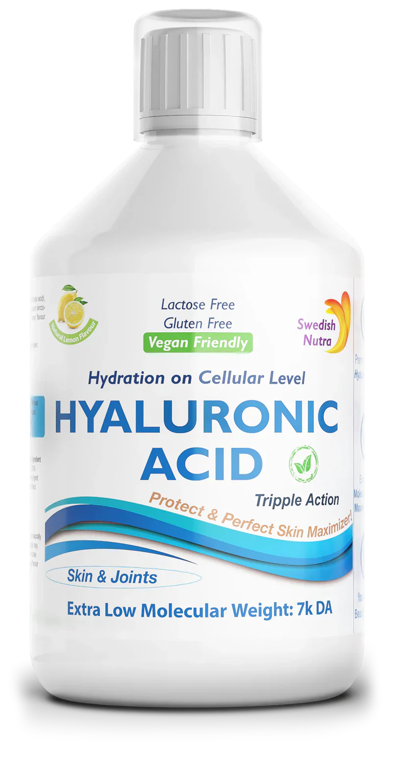 Tekoča hialuronska kislina 100 mg - prehrana na celični ravni - 500 ml
