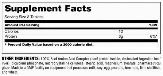 100% govejega amino - 200 tablet