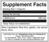 100% čisti L -metionin 500 mg - 30 kapsul