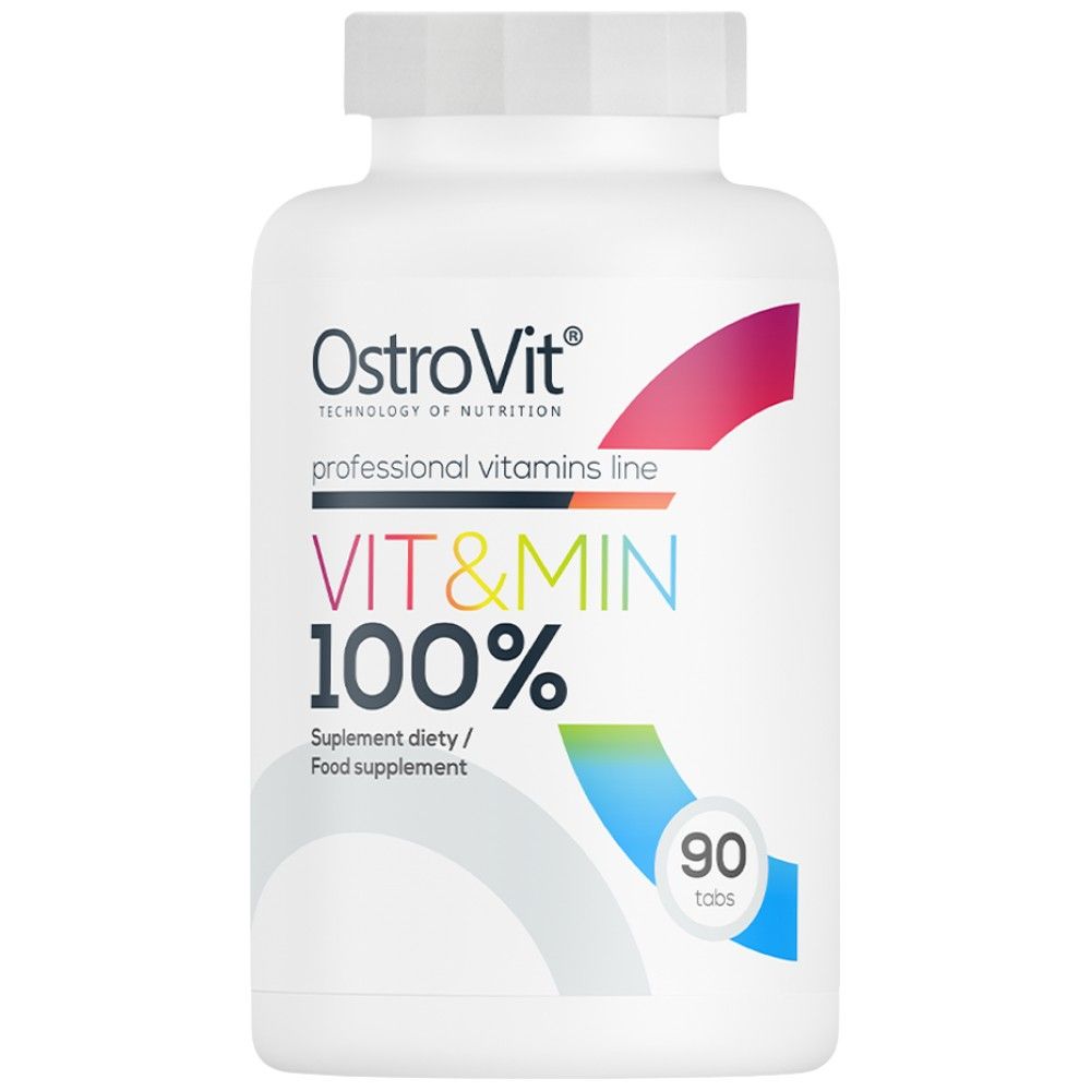 100% VIT & MIN - 90 tablet