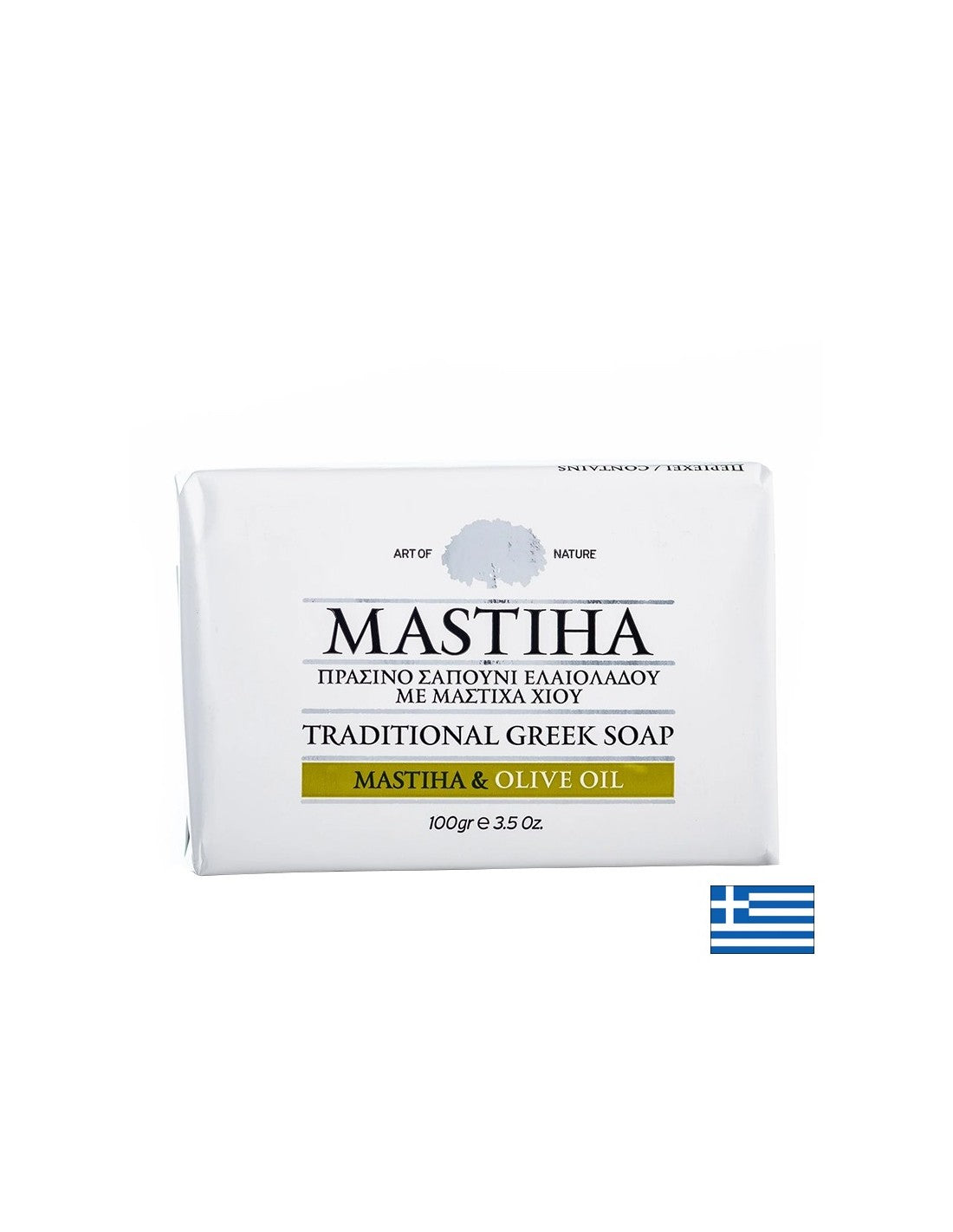 Tradicionalno grško milo z <tc>Mastiha</tc> in oljčno olje, 100 g <tc>Mastiha</tc>