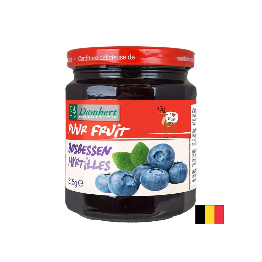 100% borovničeva marmelada (brez sladkorja), 315 g