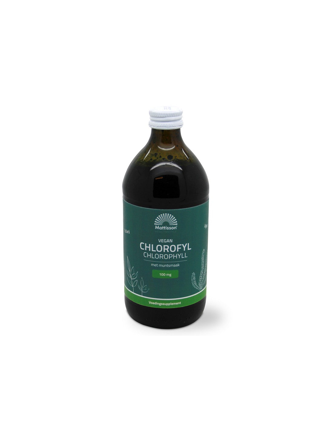 Razstrupljanje - klorofil, 100 mg x 500 ml, aromatizirana meta