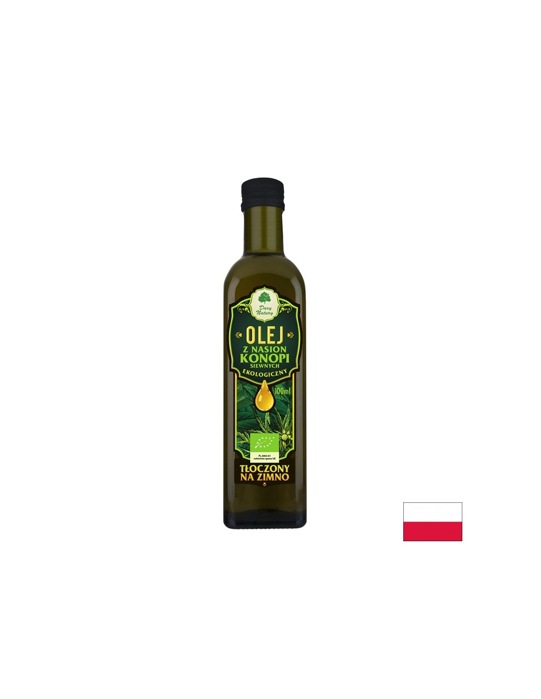 Organsko konopljino semensko olje, 100 ml