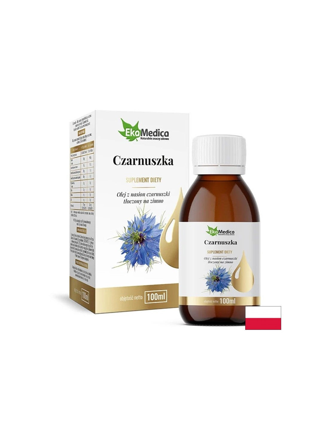 Hladno stisnjeno olje iz črnega kumina (semena), 100 ml