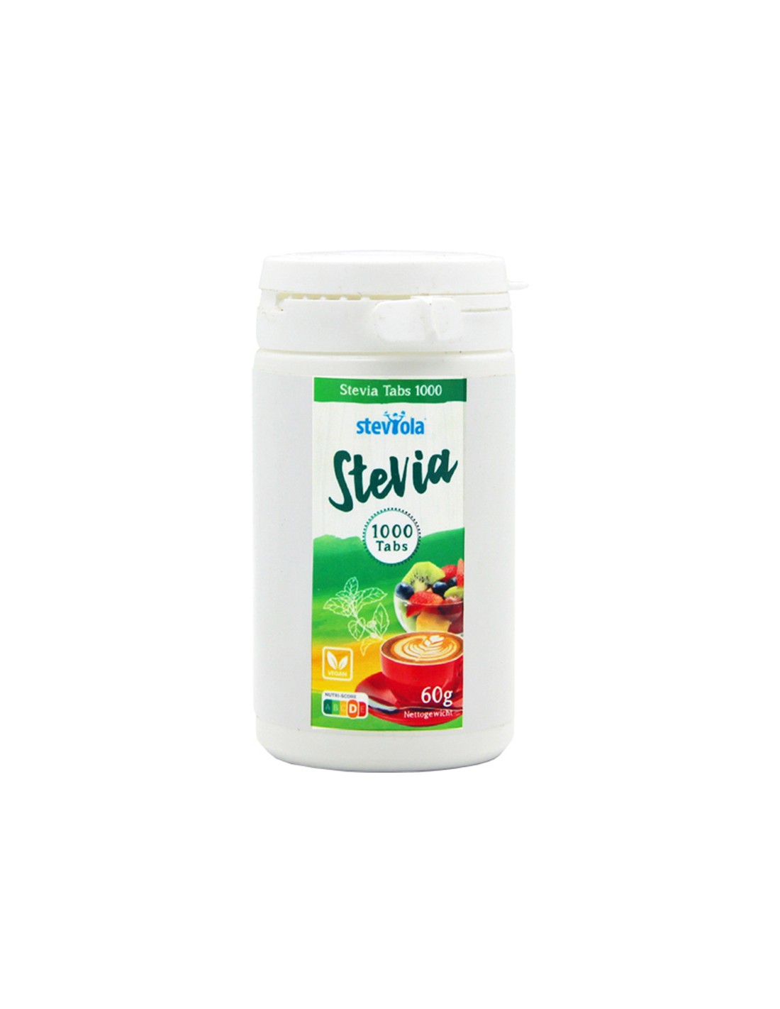 Stevia z eritritolom, 1000 tablet, 60 g