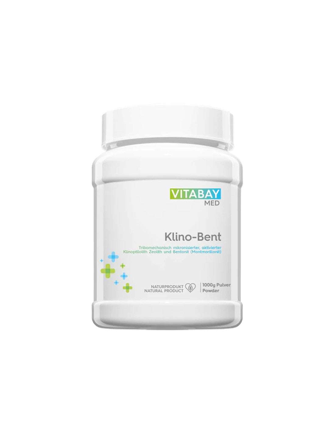 Razstrupljanje, zeolit ​​in bentonit, 1000 g prahu