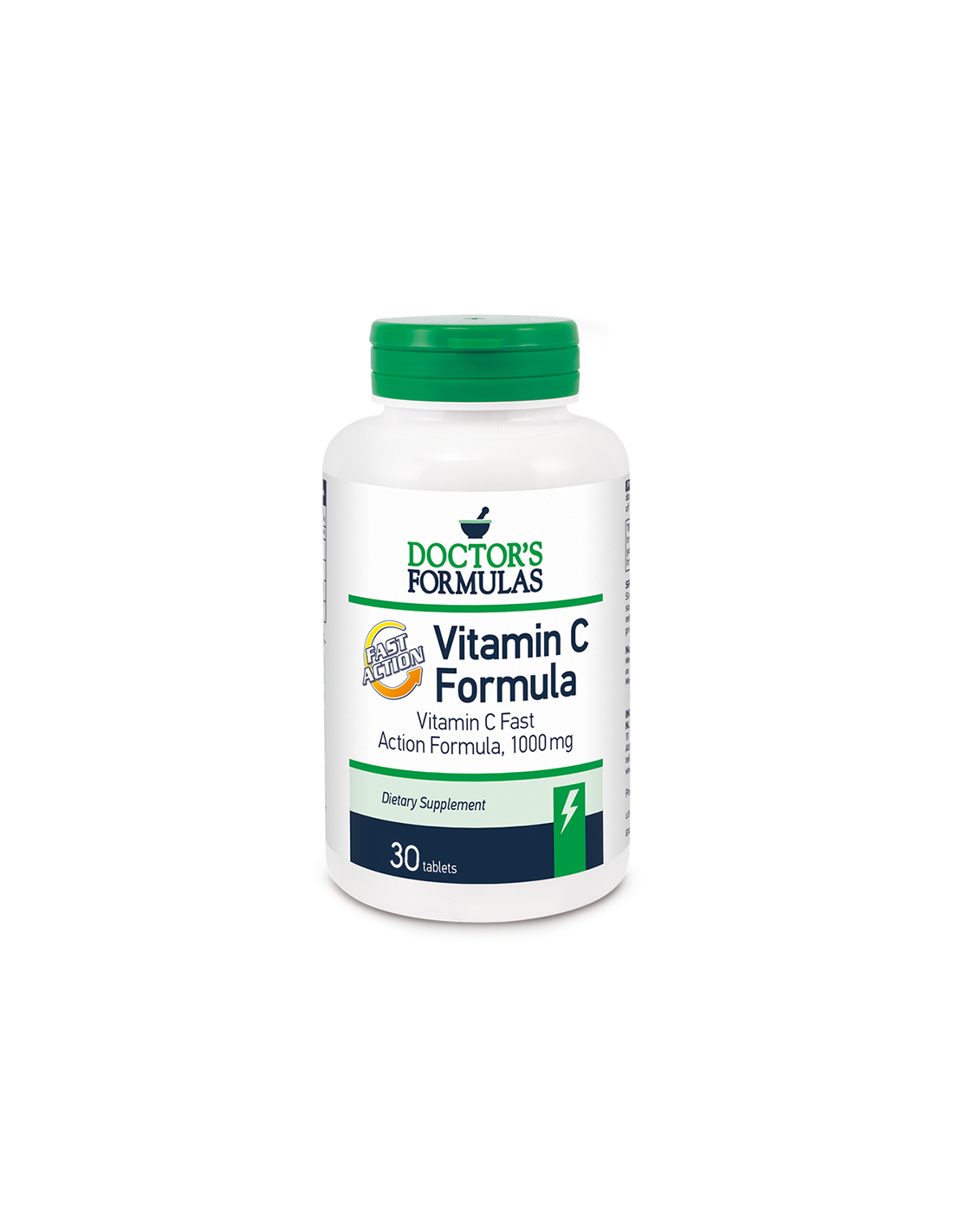 Vitamin C (s hitro absorpcijo) - 1000 mg, 30 tablet zdravniških formul