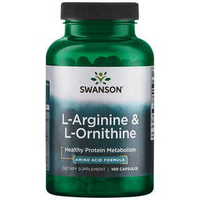 Arginine and Ornithine 100 capsules - Nutra Best Europe