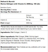 Morski kolagen z vitaminom C 3000 mg - 90 tablet