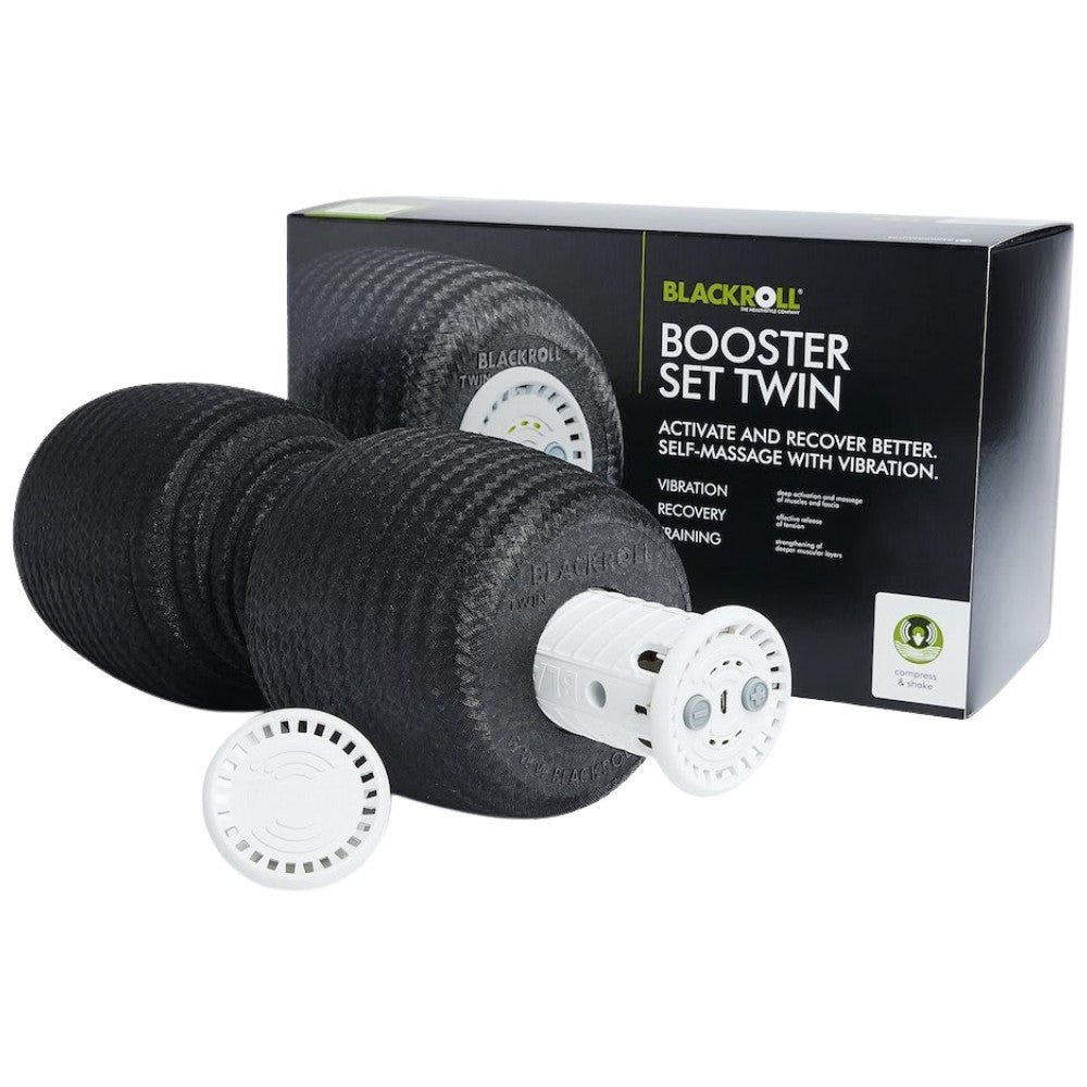 <tc>Blackroll</tc>® Booster Set Twin | Seznanjen penasti valj z masažno napravo