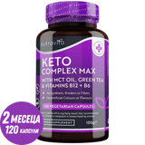 Keto Complex Max /120 kapsul, 60 odmerkov/ <tc>Nutravita</tc>