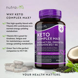 Keto Complex Max /120 kapsul, 60 odmerkov/ <tc>Nutravita</tc>