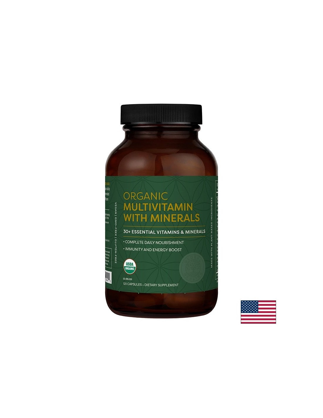 Multivitamini in minerali za vegane, 120 kapsul