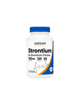Kosti in sklepi - Stroncij (citrat), 120 kapsul <tc>Nutricost</tc>