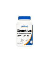Kosti in sklepi - Stroncij (citrat), 120 kapsul <tc>Nutricost</tc>