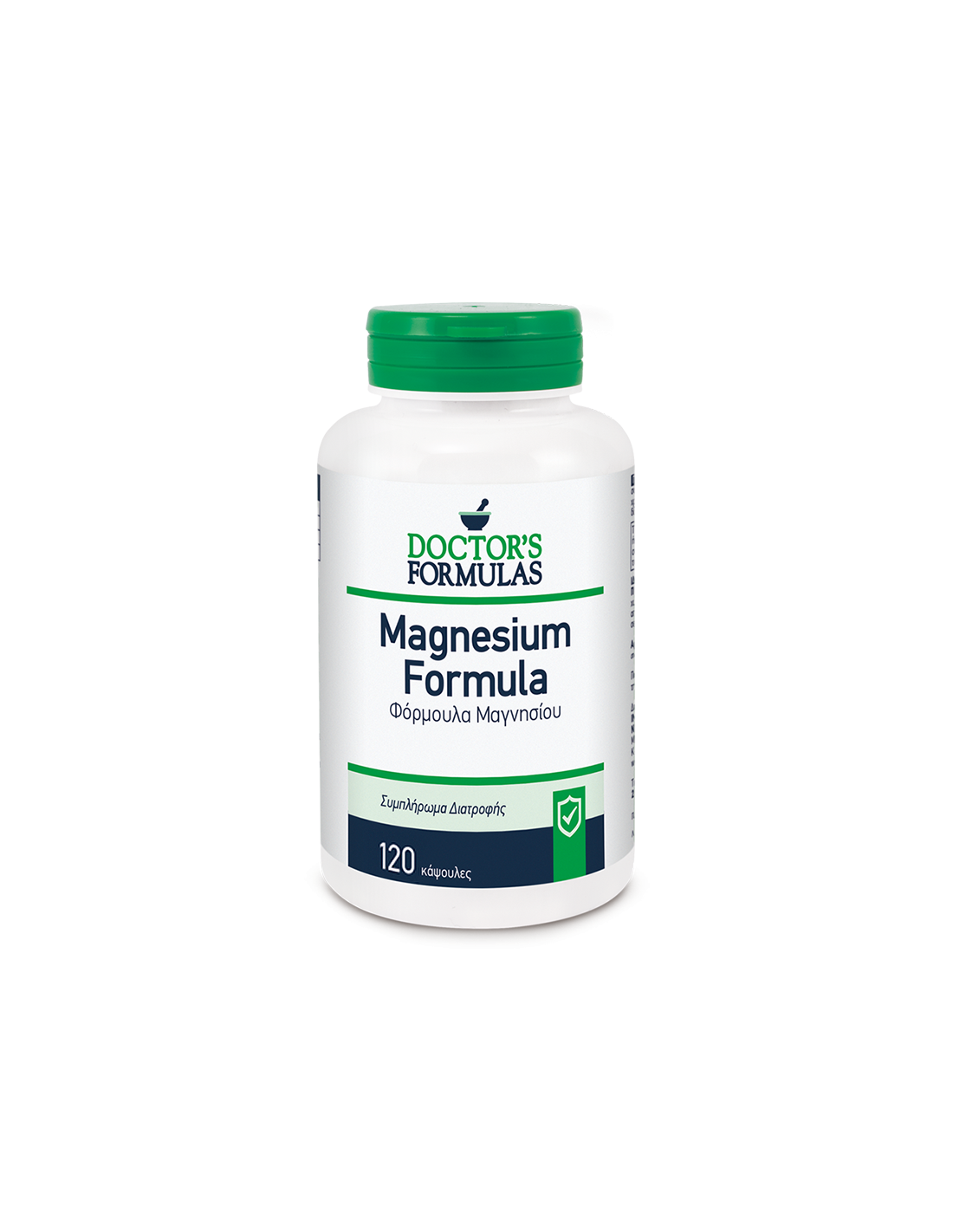 Magnezijeva formula (kelat, citrat, oksid), 120 V Kapsula zdravnika